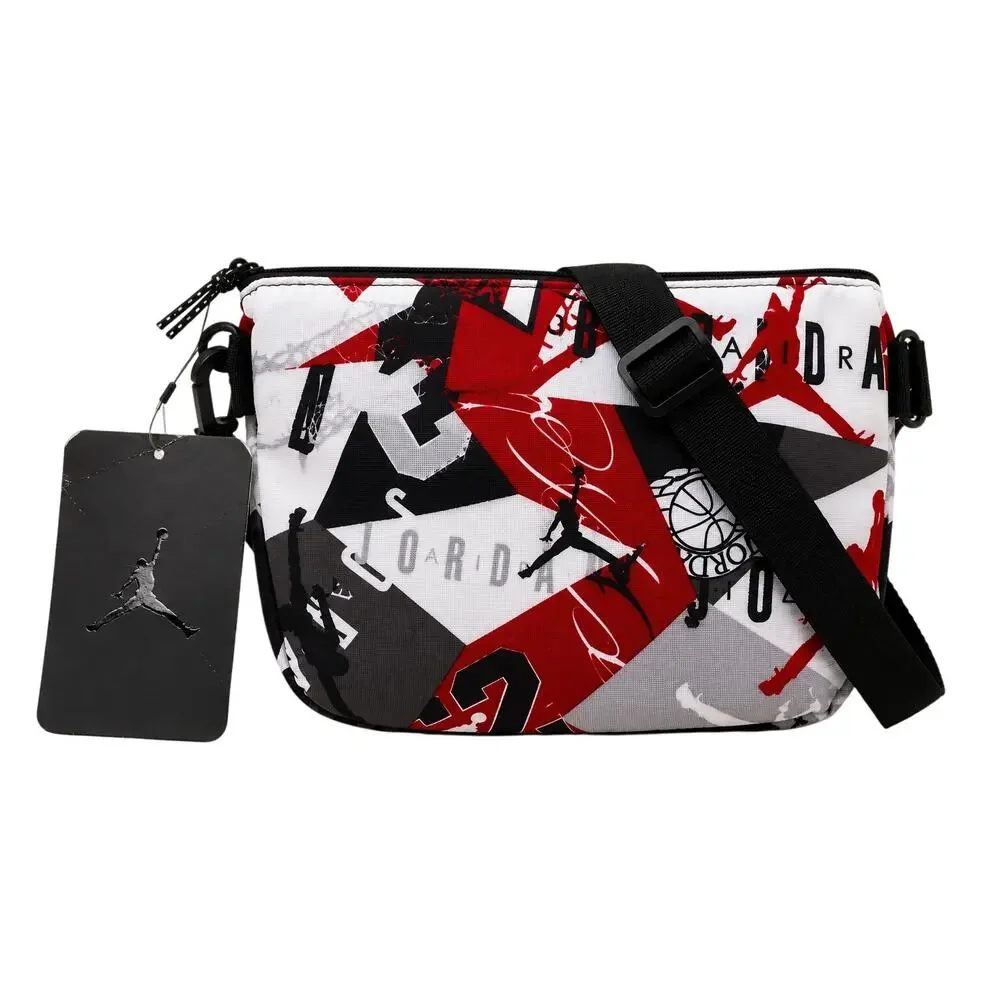 Nike Air Jordan Crossbody Shoulder Bag Gym Red AOP Jumpman NWT 9A0351-R78 OS